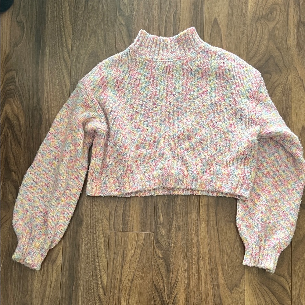 SHEIN Multicolor Knit Women's Turtleneck Sweater